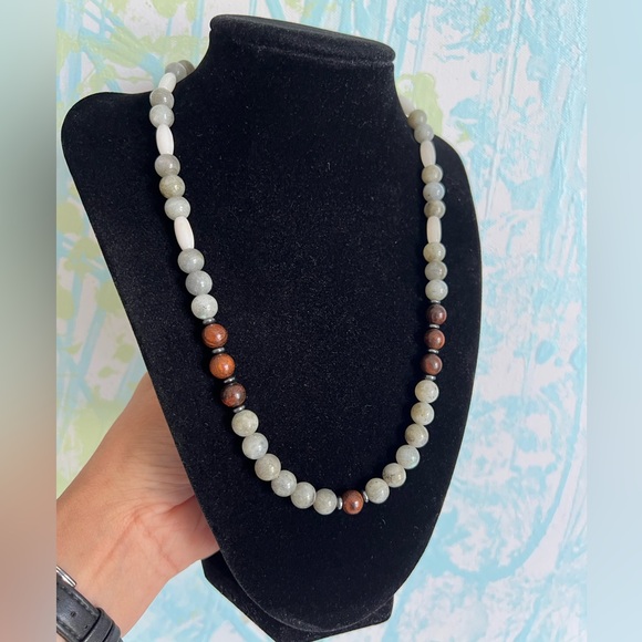 “Grace” Gemstone Necklace by JILpeaces - Picture 3 of 4